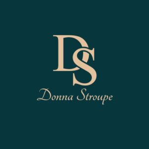 Dark Green Modern Initial Logo